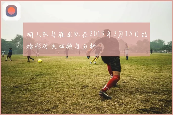 湖人队与猛龙队在2019年3月15日的精彩对决回顾与分析