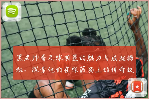 黑皮帅哥足球明星的魅力与成就揭秘，探索他们在绿茵场上的传奇故事